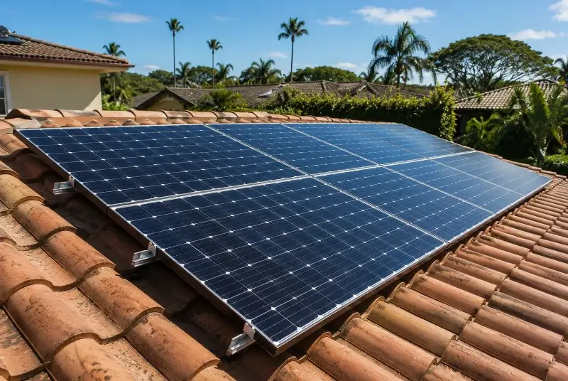 Installation de panneaux solaires à Jullié